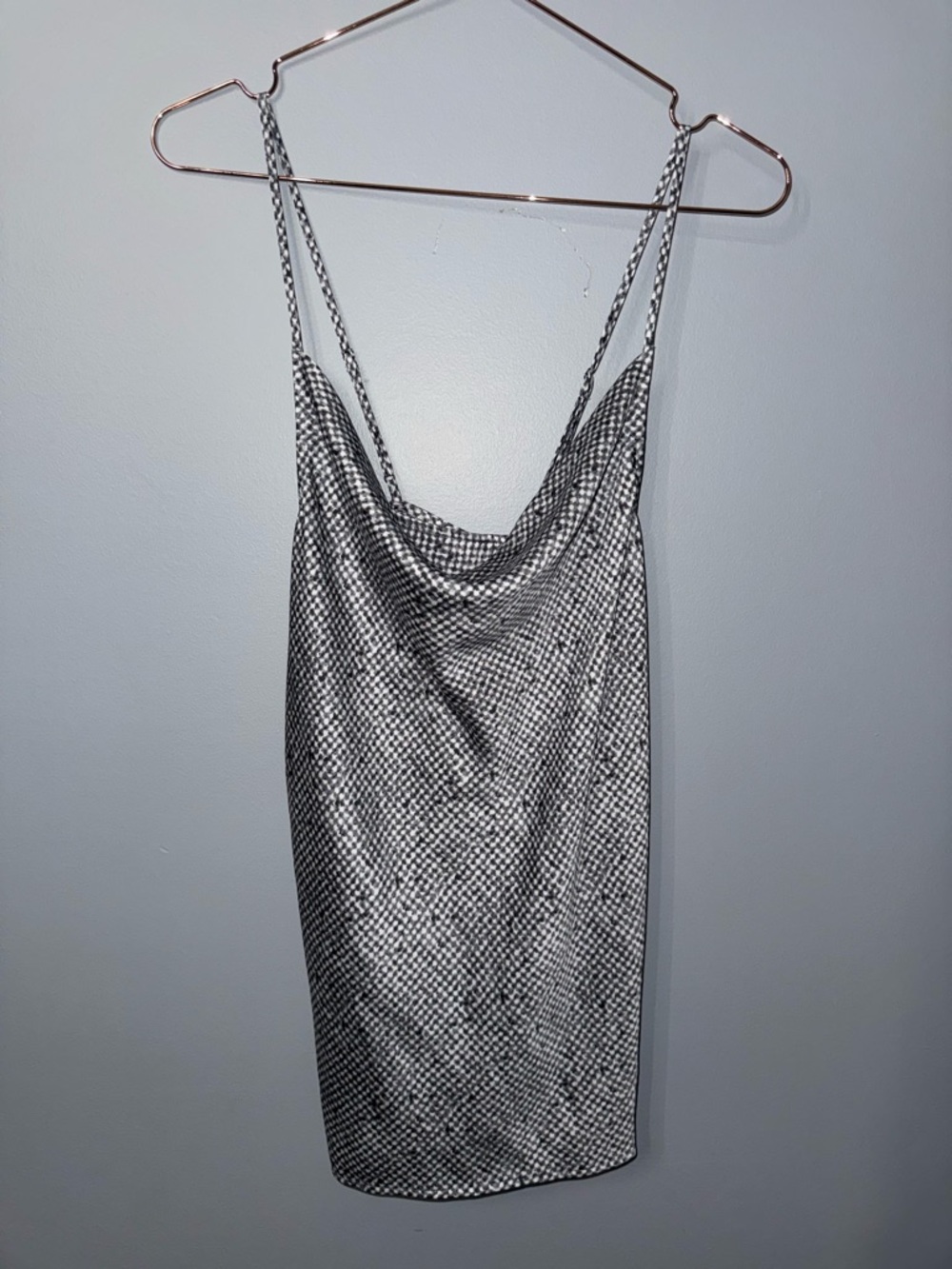 Banana Republic Silver Cowl Neck Tank Top
